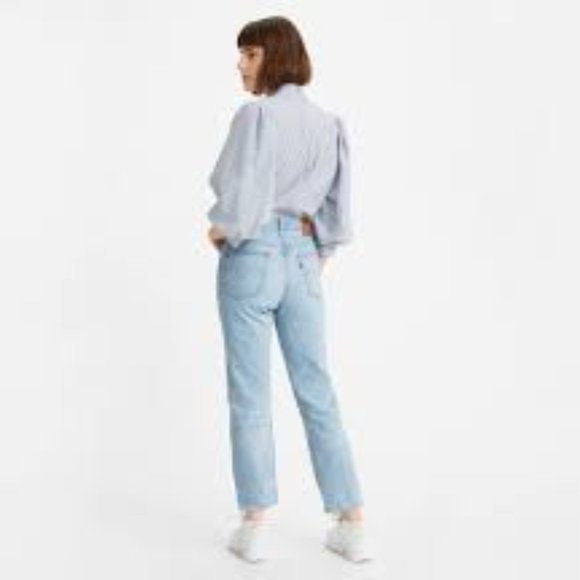 Levi's Denim - Levi’s Premium 501 Acid Wash Crop (2018), Capital E, 29x26, EUC, $129 MSRP